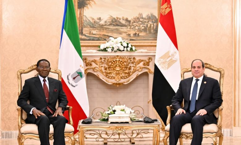 الرئيس السيسي يؤكد استعداد مصر للمشاركة في جهود التنمية في غينيا الاستوائية