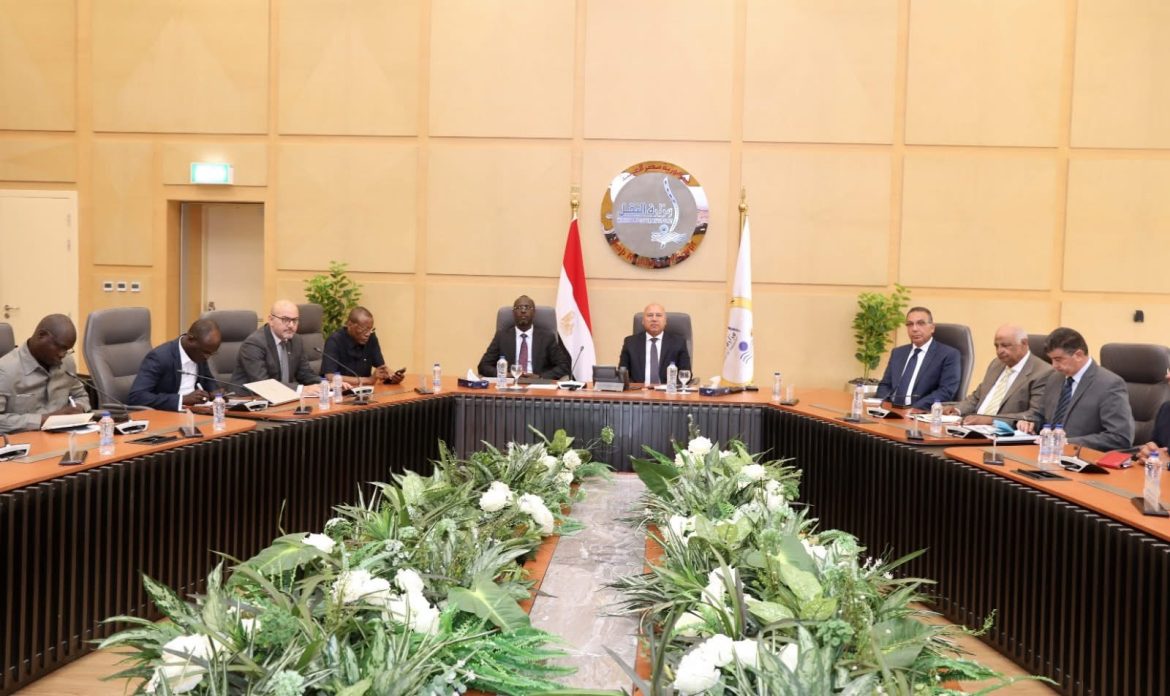 وزير الصناعة والنقل يستقبل وزير البنية التحتية وفك العزلة وصيانة الطرق بجمهورية تشاد وزير الصناعة والنقل يستقبل وزير البنية التحتية وفك العزلة وصيانة الطرق بجمهورية تشاد