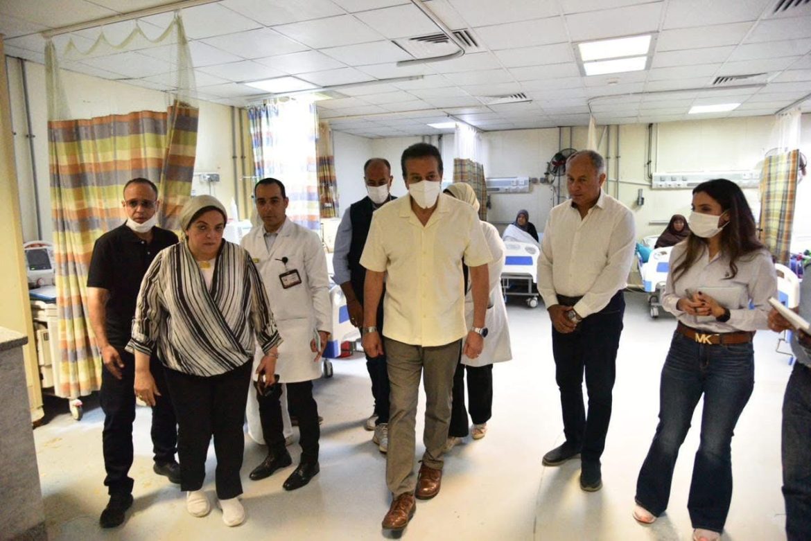 وزير الصحة يتفقد مستشفى وادي النطرون التخصصي بمحافظة البحيرة وزير الصحة يتفقد مستشفى وادي النطرون التخصصي بمحافظة البحيرة