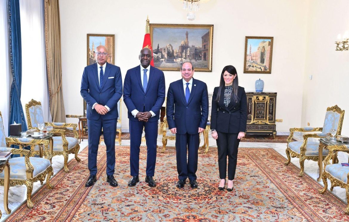 استقبل الرئيس عبد الفتاح السيسي اليوم مختار ديوب الرئيس التنفيذي لمؤسسة التمويل الدولية