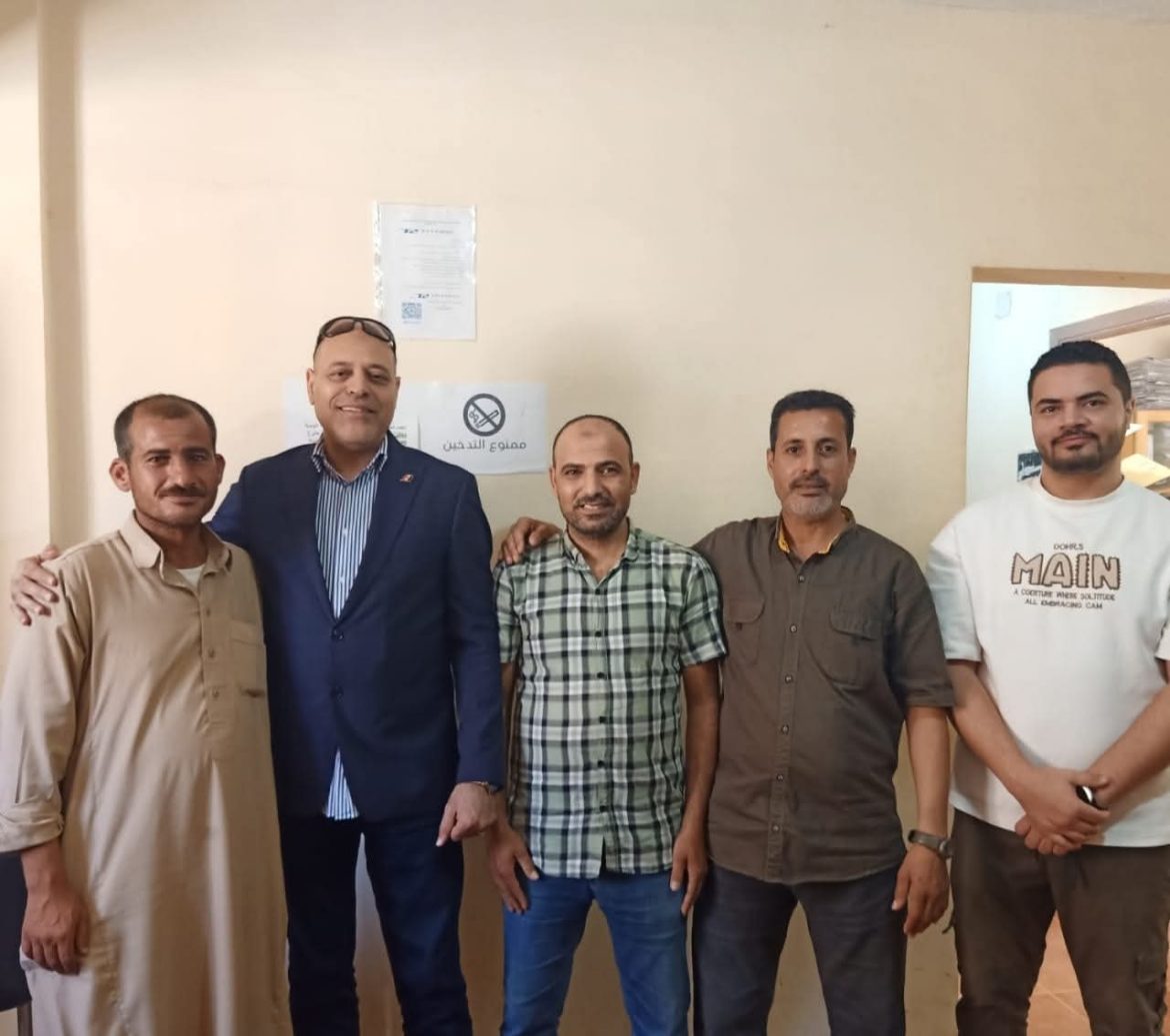 وزير العمل يزور مكتب الضبعة ويحث العاملين على خدمة أهداف مشروع الضبعة النووية