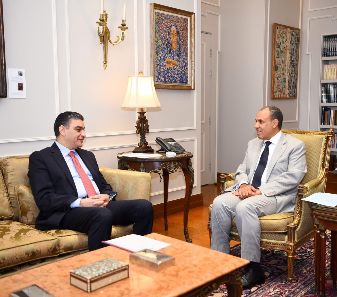 وزير الخارجية  يلتقي رئيس الشراء الموحد لبحث تعزيز التعاون في مجال تصدير الدواء المصري إلى القارة الإفريقية وزير الخارجية يلتقي رئيس الشراء الموحد لبحث تعزيز التعاون في مجال تصدير الدواء المصري إلى القارة الإفريقية