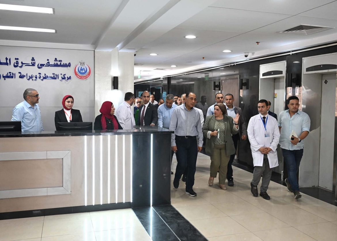 رئيس الوزراء يتفقد مشروع تطوير مركز القسطرة وجراحة القلب والصدر بمستشفى شرق المدينة رئيس الوزراء يتفقد مشروع تطوير مركز القسطرة وجراحة القلب والصدر بمستشفى شرق المدينة