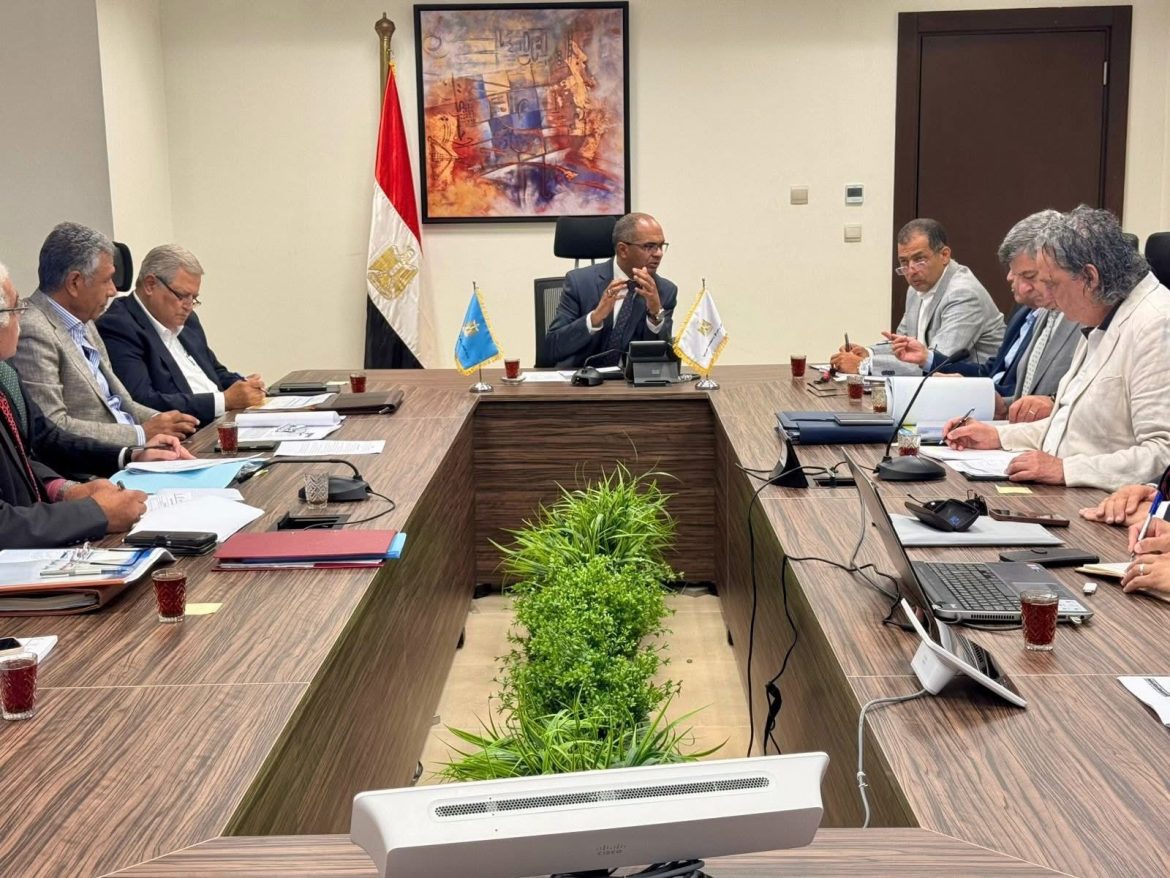 نائب وزير الاسكان يتابع موقف عددٍ من مشروعات مياه الشرب والصرف الصحى على مستوى الجمهورية