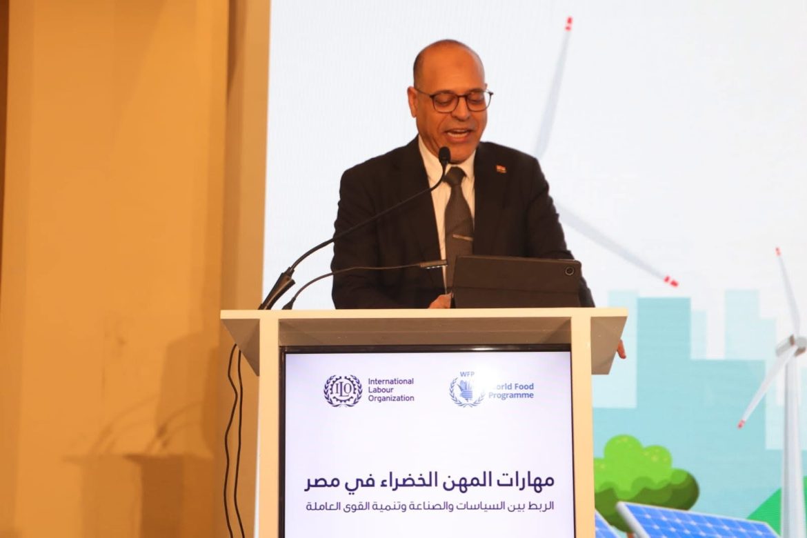 وزير العمل: حريصون على تزويد “القوى العاملة” بالمهارات اللازمة لتحقيق انتقال عادل نحو الاقتصاد الأخضر وزير العمل: حريصون على تزويد "القوى العاملة" بالمهارات اللازمة لتحقيق انتقال عادل نحو الاقتصاد الأخضر