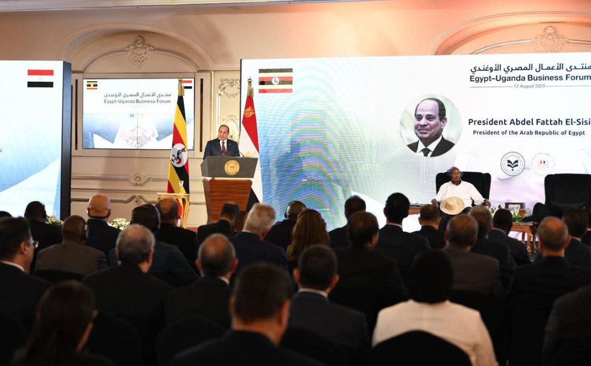 السيسي: منتدى رجال الأعمال المصري الأوغندي يجسد الروابط الصداقة بين البلدين