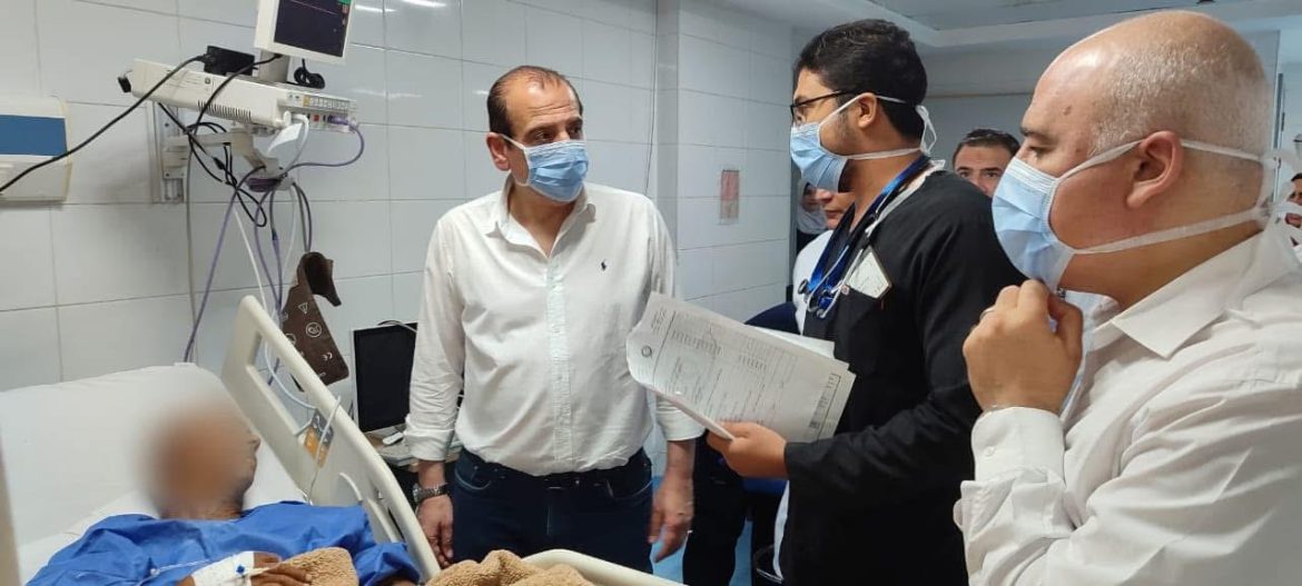 نائب وزير الصحة والسكان يتفقد عدة منشآت طبية في محافظة القليوبية