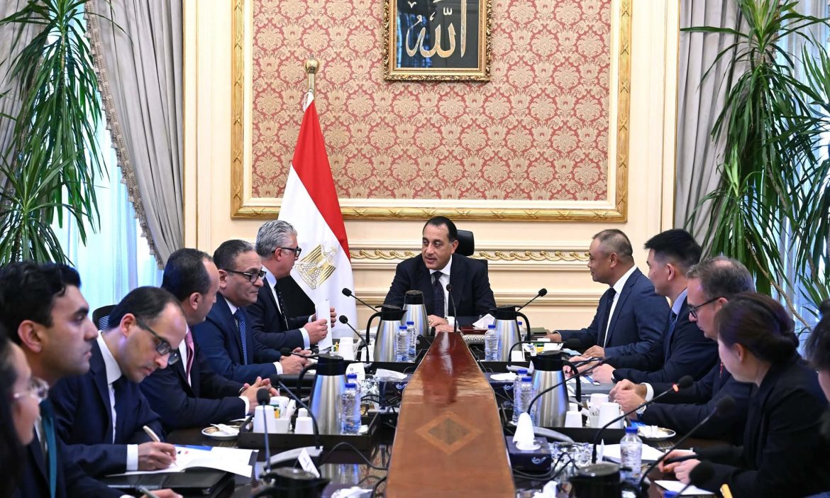 رئيس الوزراء يلتقي رئيس شركة إيليت سولار الصينية المُصنعة لمكونات محطات الطاقة