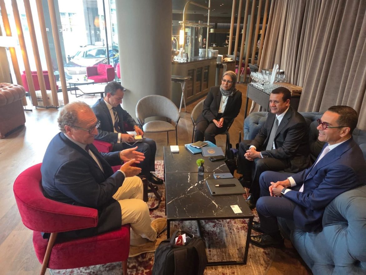 وزير الاستثمار يبحث التعاون الاستثماري والتكنولوجي مع  شركة ABC البلجيكية وزير الاستثمار يبحث التعاون الاستثماري والتكنولوجي مع  شركة ABC البلجيكية