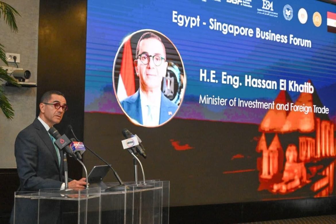 وزير الاستثمار: 360 مليون جنيه حجم التجارة الثنائية بين مصر وسنغافورة