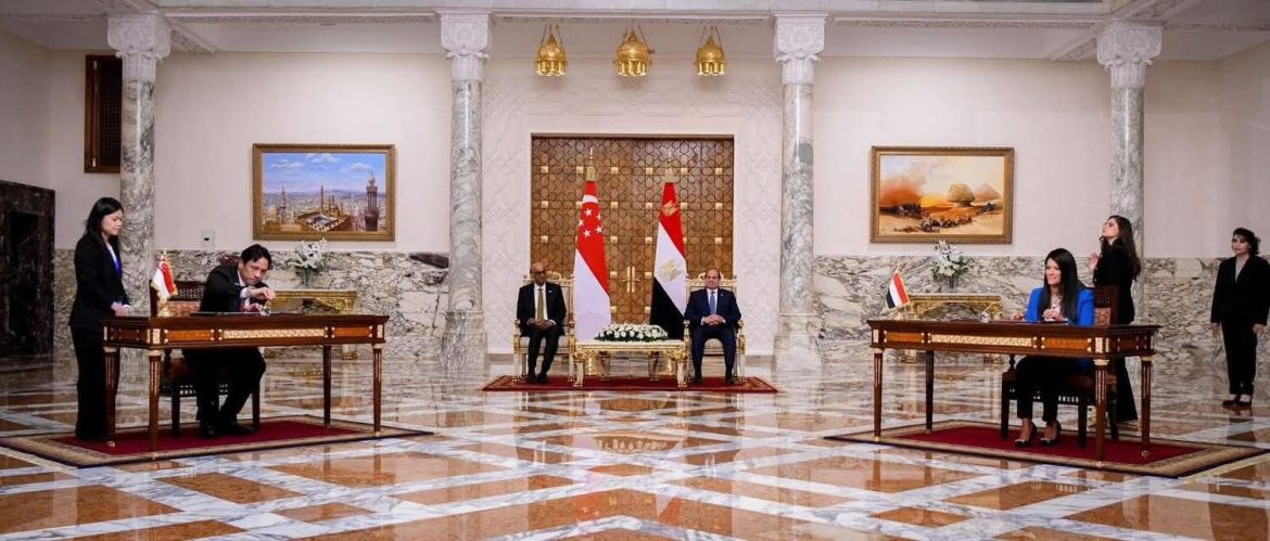 وزيرة التخطيط توقع مذكرة لتعزيز التعاون الاقتصادي مع مؤسسة التعاون السنغافورية