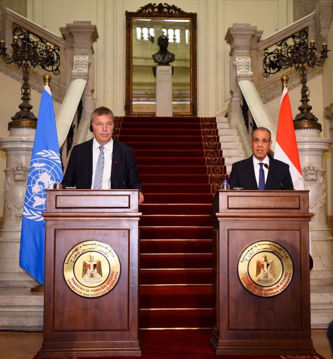 وزير الخارجية يستقبل المفوض العام لوكالة الأمم المتحدة لإغاثة وتشغيل اللاجئين الفلسطينيين