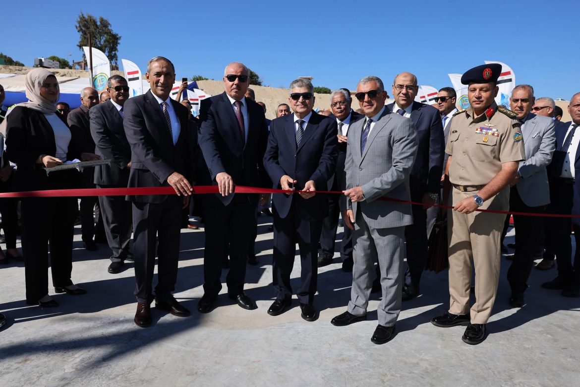 أسامة ربيع وأكرم جلال يشهدان افتتاح كوبري الشهيد مقدم أمير عوض الله العائم