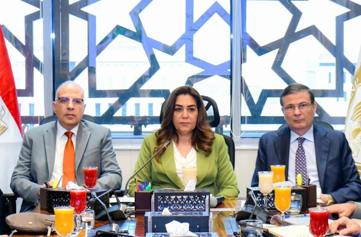 وزيرة التنمية المحلية والموارد المائية والزراعة يناقشون تأثير تغير المناخ على الأمن الغذائي في مصر وزيرة التنمية المحلية والموارد المائية والزراعة يناقشون تأثير تغير المناخ على الأمن الغذائي في مصر