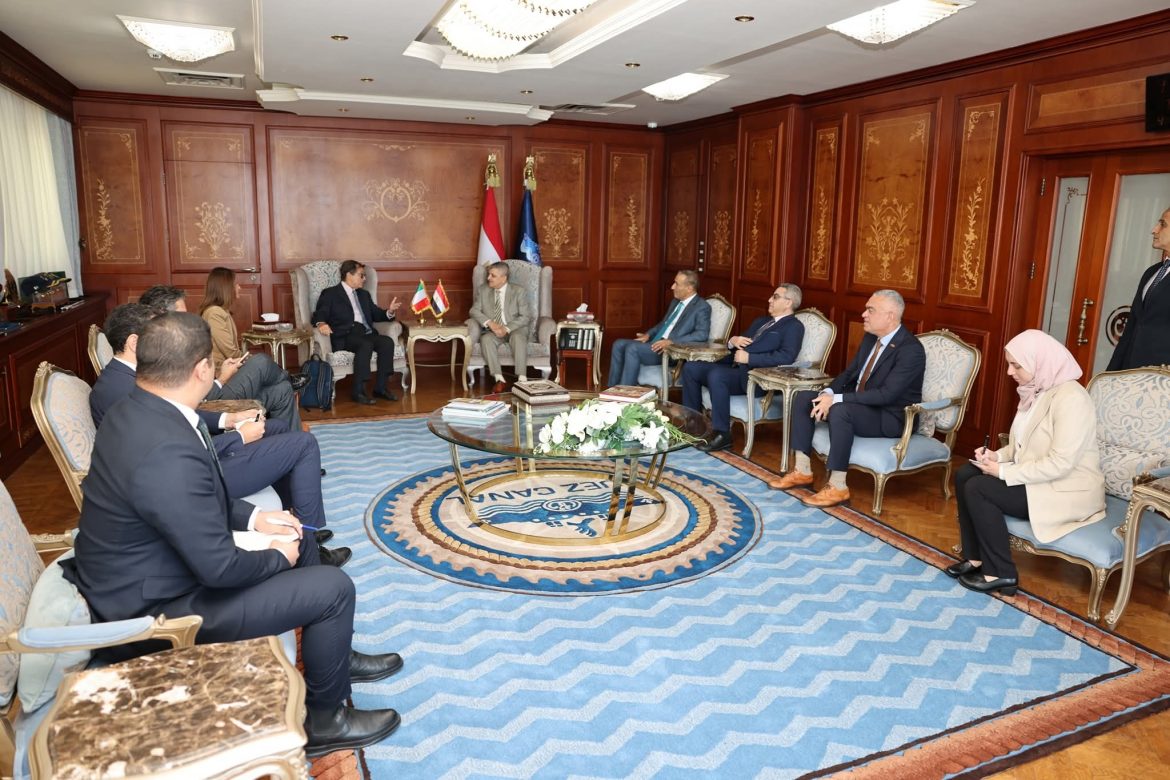 رئيس اقتصادية قناة السويس يبحث مشروع الممر الاقتصادي الهند _الشرق الأوسط_ أوروبا IMEC