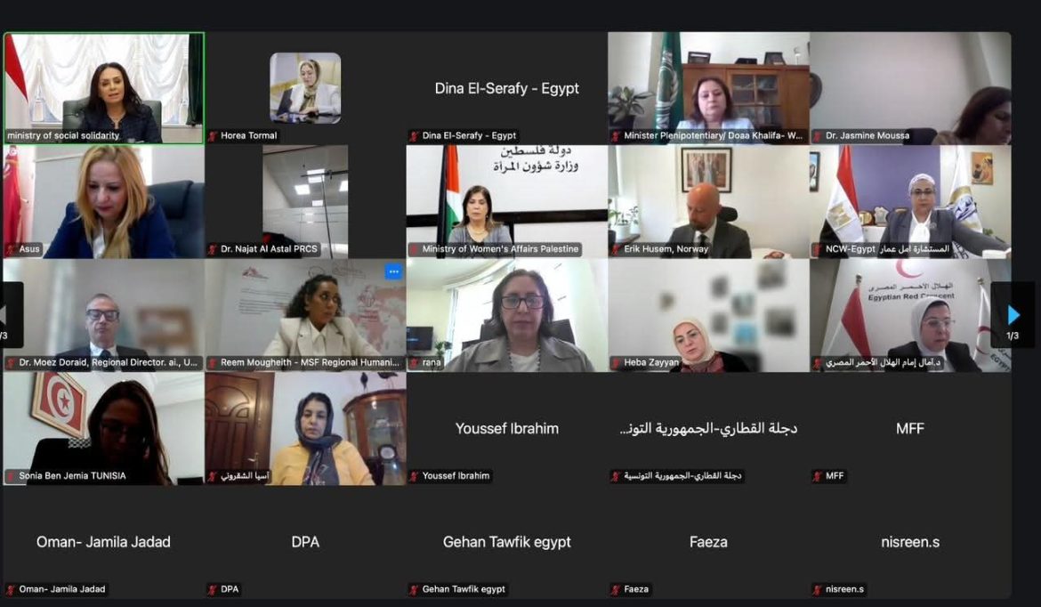 وزيرة التضامن تدعو المجتمع الدولي للانضمام مصر في مؤتمر إعادة الإعمار من أجل غزة