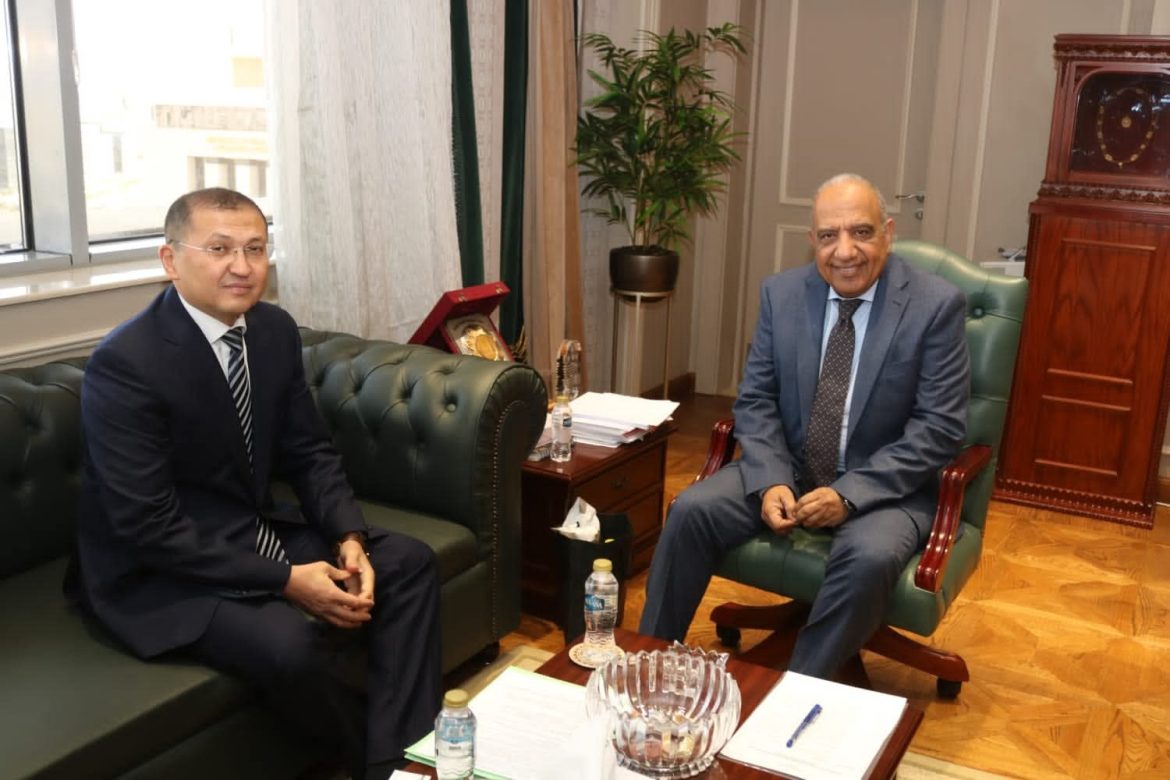 وزير الكهرباء يبحث سبل الاستثمار في مجالات الطاقة المتجددة مع سفير أوزبكستان 