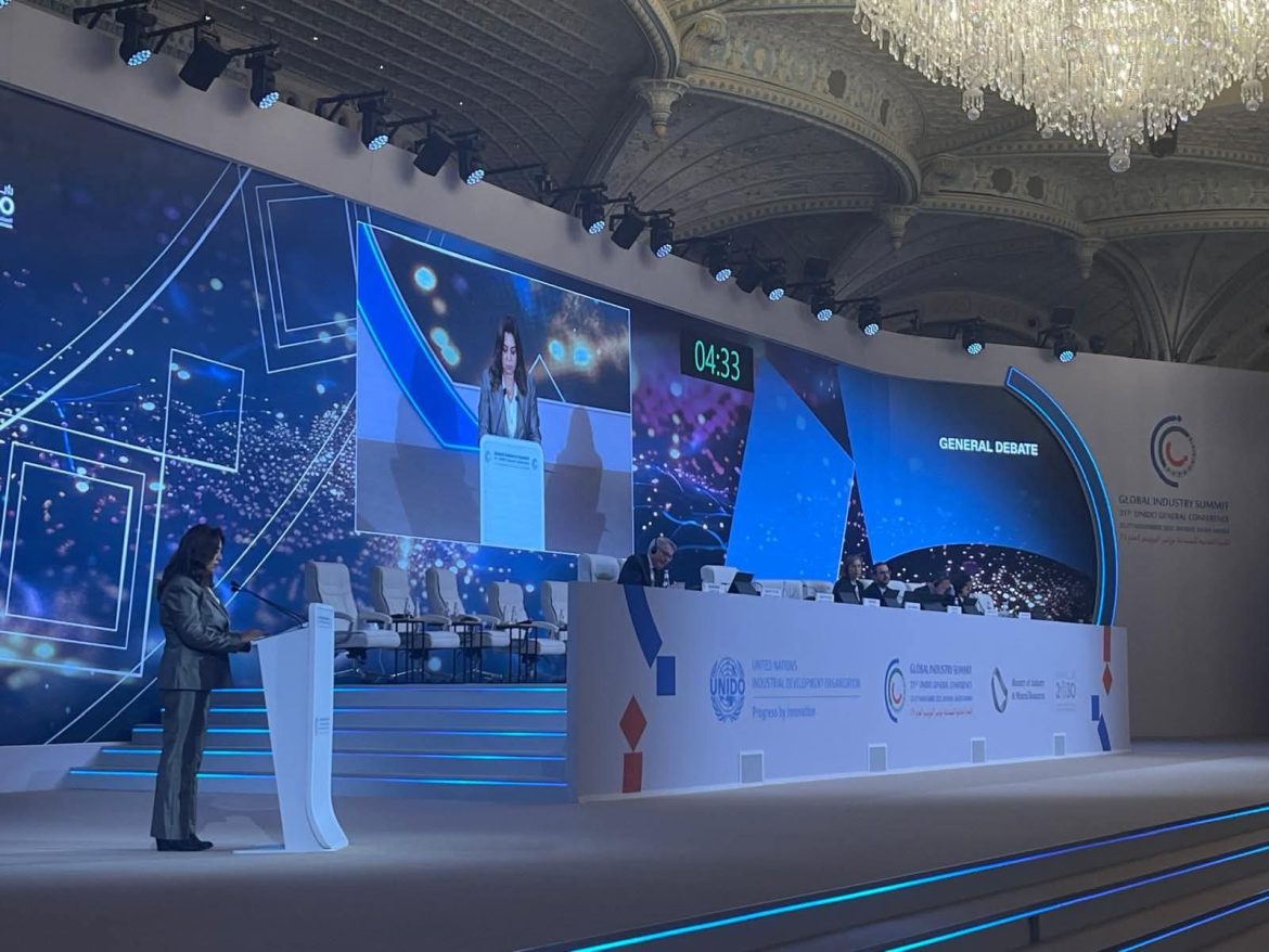 وزيرة التنمية المحلية: مصر تطالب اليونيدو بدعم التنمية الصناعية في أفريقيا