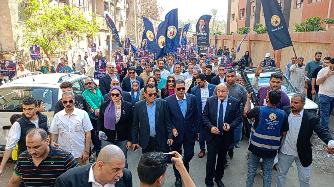 قيادات حزب «حماة الوطن» يتابعون الانتخابات في ثاني أيام التصويت بمحافظة الجيزة