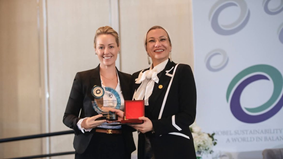 ياسمين فؤاد تنال جائزة صندوق نوبل للاستدامة لعام 2025