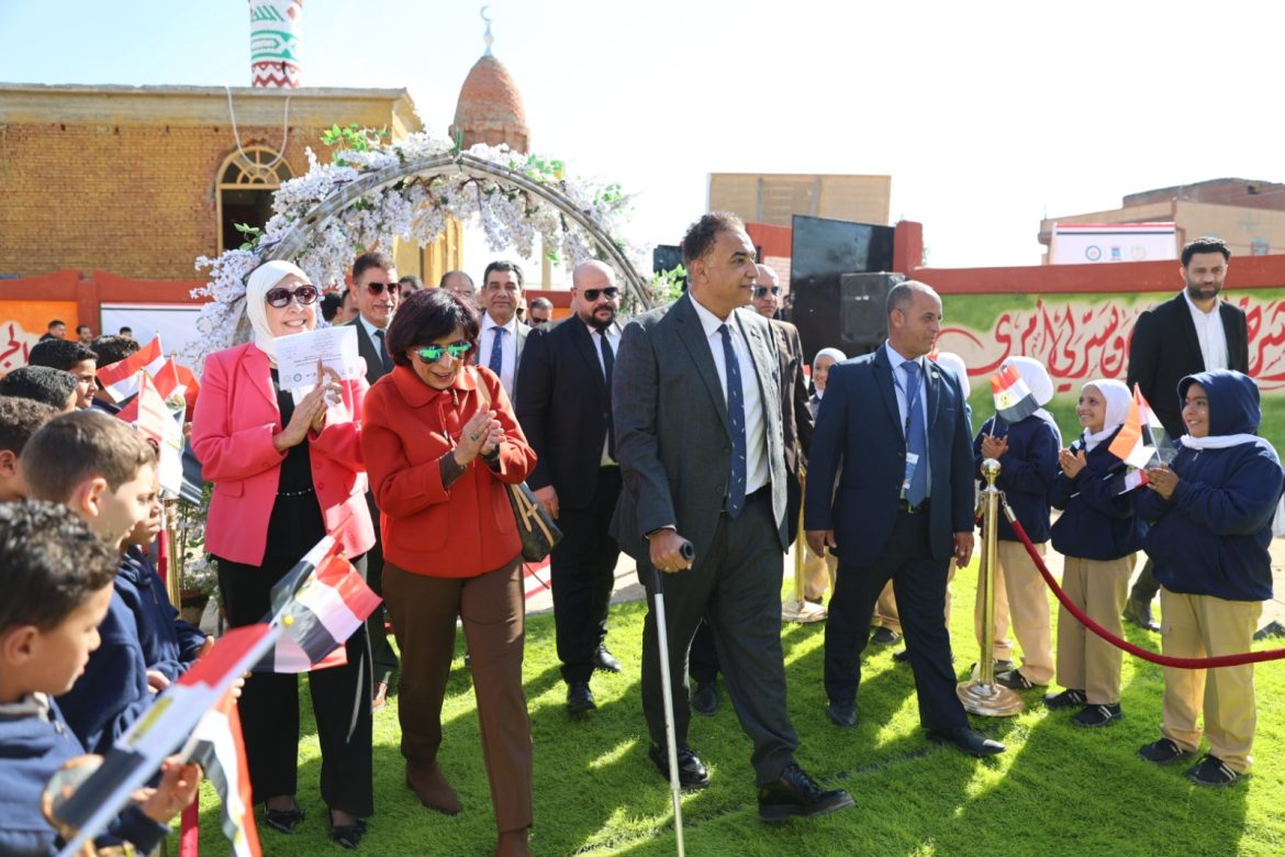 ايثيدكو ومصر الخير تفتتحان مدرسة زهور المعرفة بالإسكندرية بعد تطويرها
