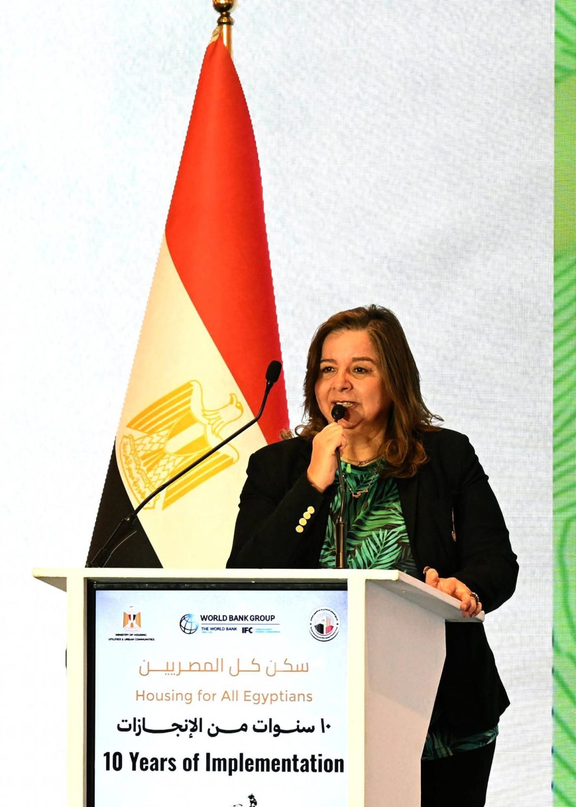 مي عبدالحميد: نعمل على تنفيذ 1.72 مليون وحدة سكنية منها 790 ألف وحدة لمحدودي الدخل