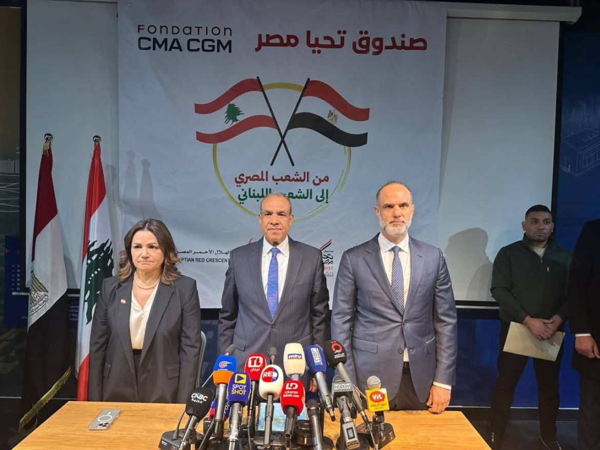 مصر تتحرك إنسانيًا وسياسيًا.. 1000 طن مساعدات إلى لبنان ورسائل حاسمة بوقف الاعتداءات