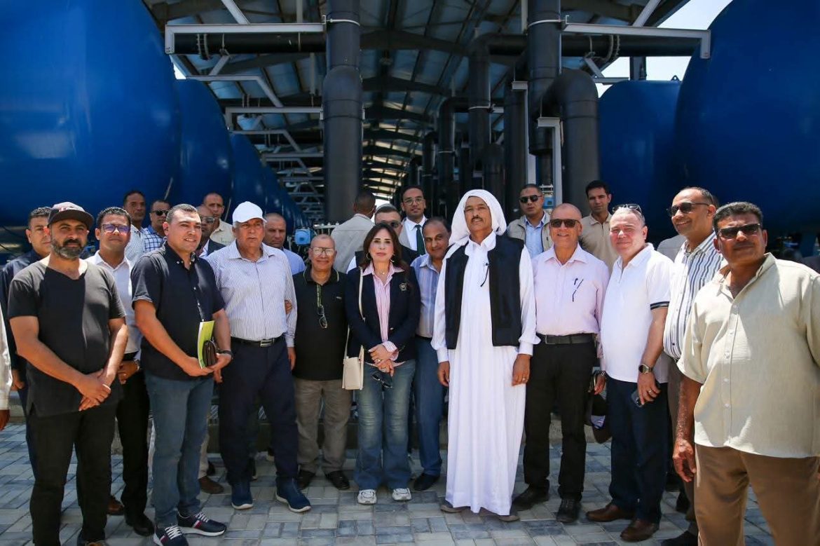وزيرة الإسكان تتابع مشروعات المياه بمطروح لتعزيز الأمن المائي
