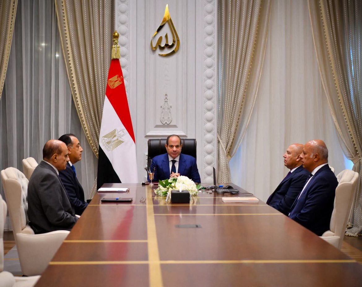 الرئيس السيسي يشدد على ضرورة الاهتمام بالمشروعات اللوجيستية