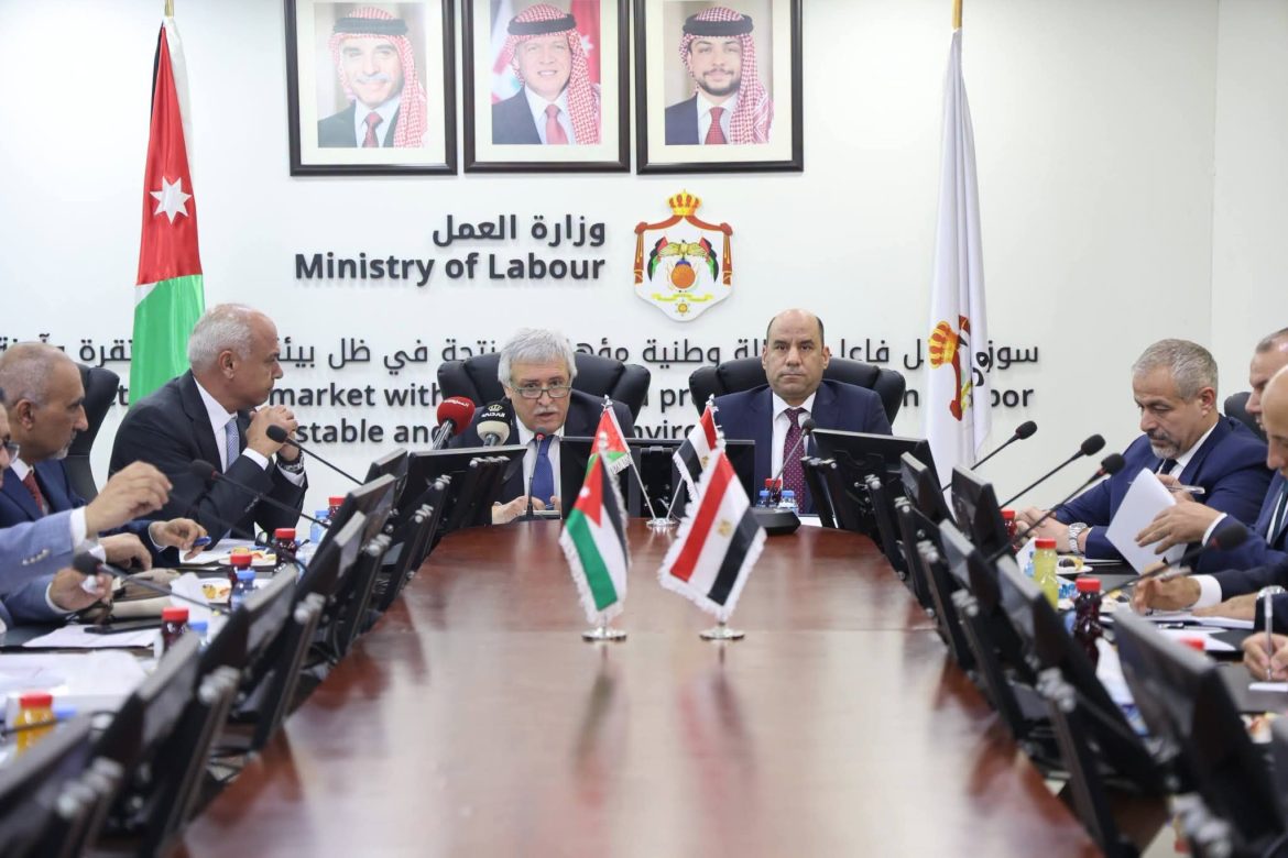 مصر والأردن تبحثان تنظيم استقدام العمالة المصرية